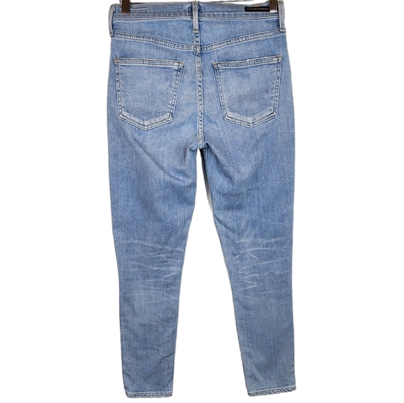 Citizens of Humanity Rocket Crop High Rise Skinny Jean Sculpt Oracle Light Wash - Picture 6 of 10